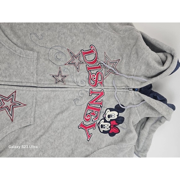 MICKEY MOUSE & MINNIE, Fleece Full Zip,  Split hood/Donald & Goofy, Disney szL - Picture 4 of 11